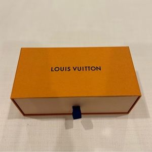 Louis Vuitton sunglasses box and instruction care booklet. This is the BOX ONLY